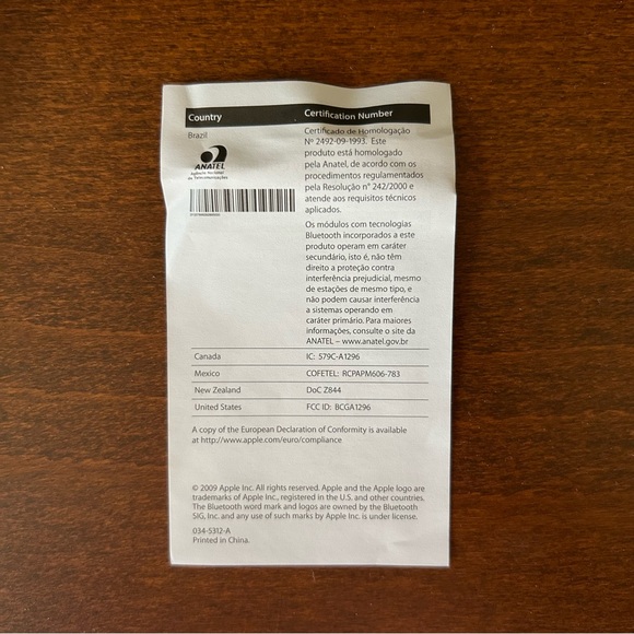 Apple Magic Mouse Model A1296 - Picture 5 of 5